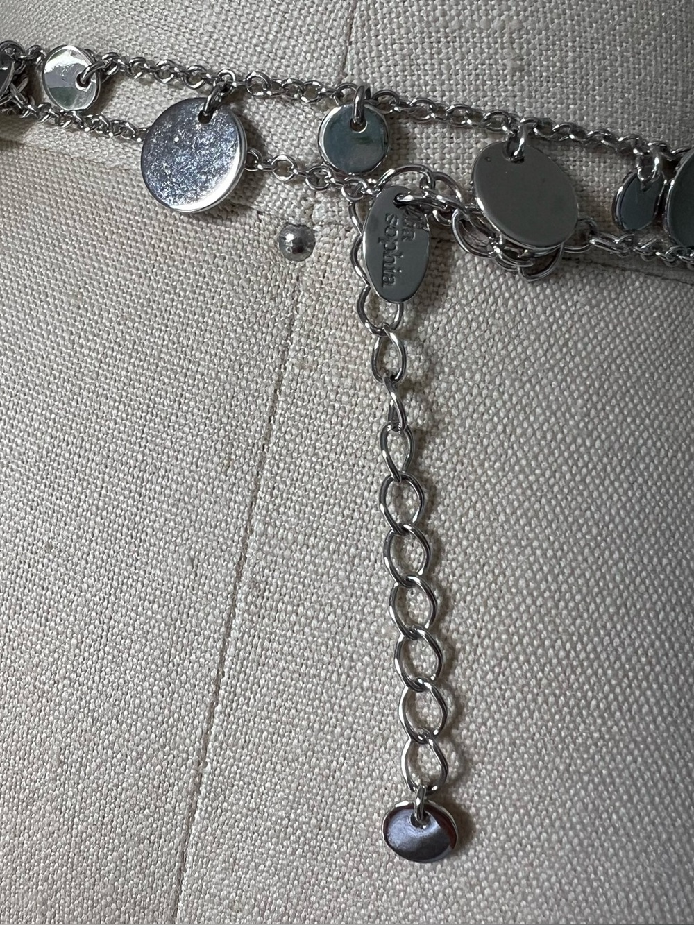 Lia Sophia Silver Reflection Necklace - Picture 4 of 4